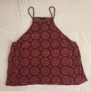 Rare Brandy Melville High Neck Top
